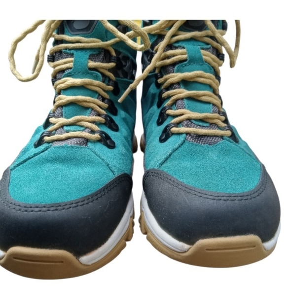 Foxelli Women's Teal Hiking Boots Size 7.5 Camping Outdoor Trails - Picture 2 of 10